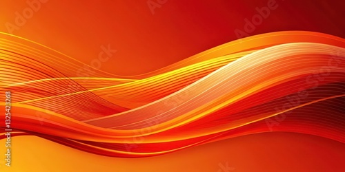 Abstract orange and red wave pattern, abstract, background, vibrant, colorful, design, texture, artistic, flowing, modern