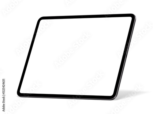 High Quality Tablet Mockup Template in Space Black Color