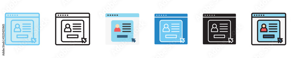 Enrollment multi style icon set. use for modern concept, print, UI, UX kit, web and app development. Vector EPS 10, related to digital education, digital learning Enrollment multi style icon set. use for modern concept, print, UI, UX kit, web and app development. Vector EPS 10, related to digital education, digital learning