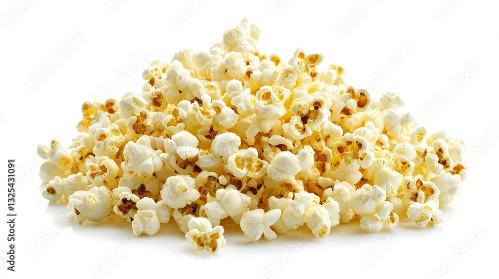 Popcorn isolated on white background Popcorn isolated on white background