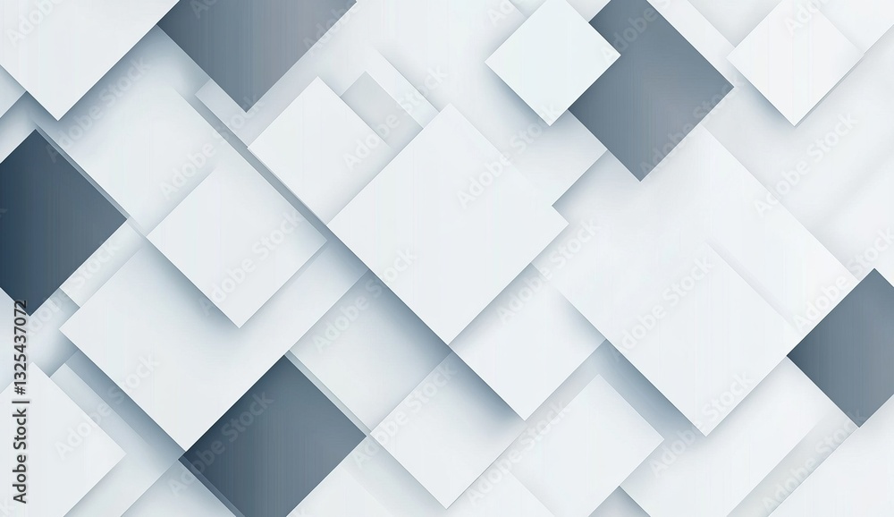Fototapeta premium Abstract Geometric Square Pattern