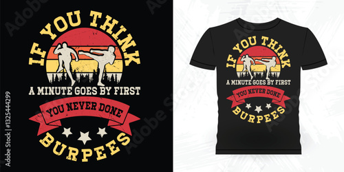 Funny Aerobics Instructor Vintage Aerobics T-shirt Design