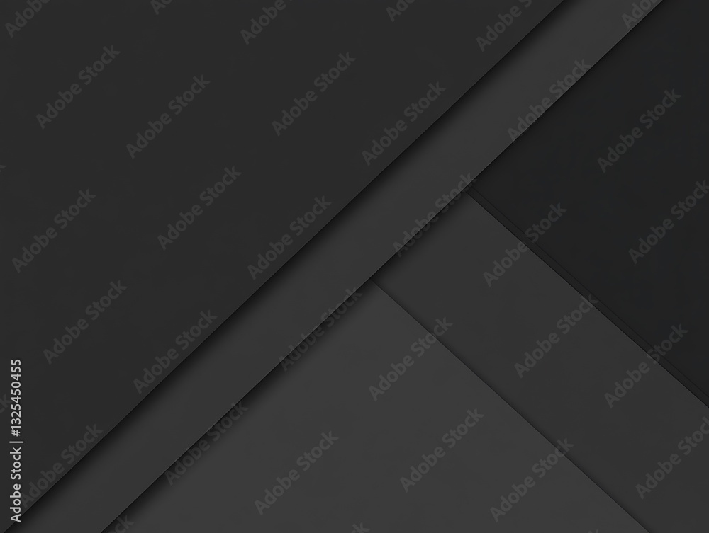 Overlapping sections of abstract grayscale shapes in a modern design Overlapping sections of abstract grayscale shapes in a modern design