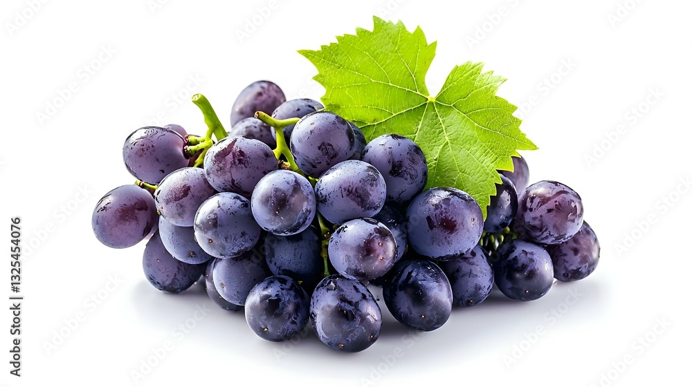 Fototapeta premium bunch of grapes isolated on white background