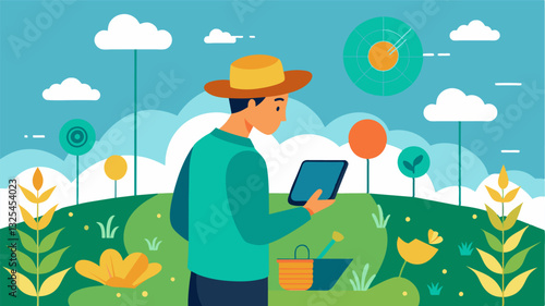 With digital crop traceability farmers can easily identify which crops are selling well in specific markets allowing for more informed planting decisions.. Vector illustration