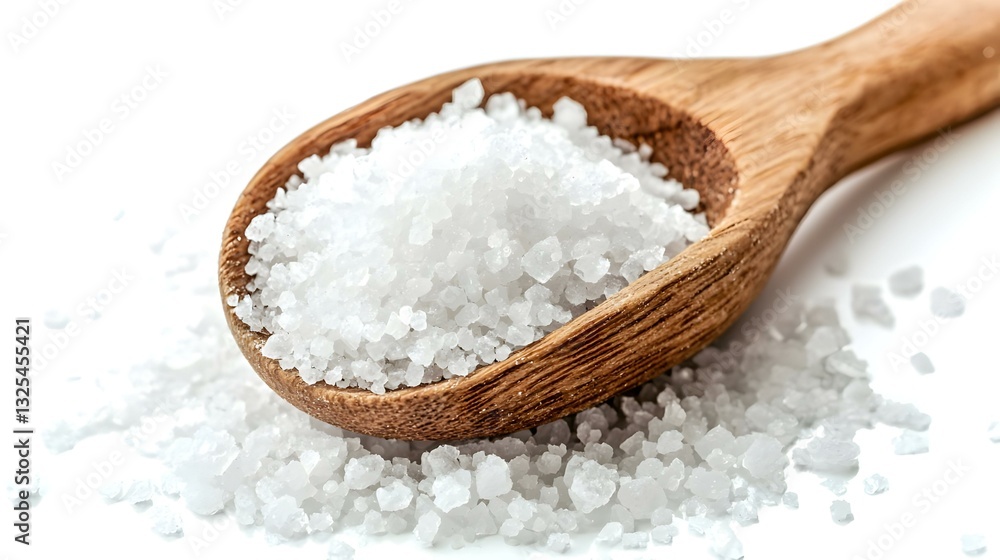 Epsom salt isolated on white background Epsom salt isolated on white background