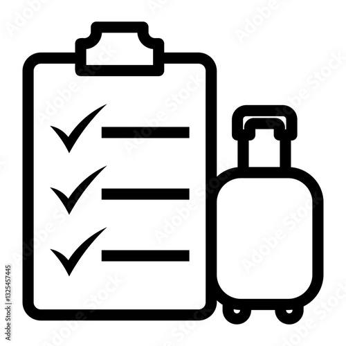 check list Line Icon