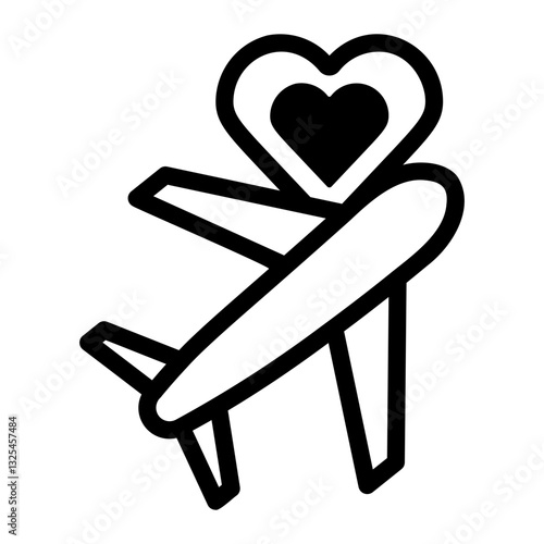 honeymoon Line Icon