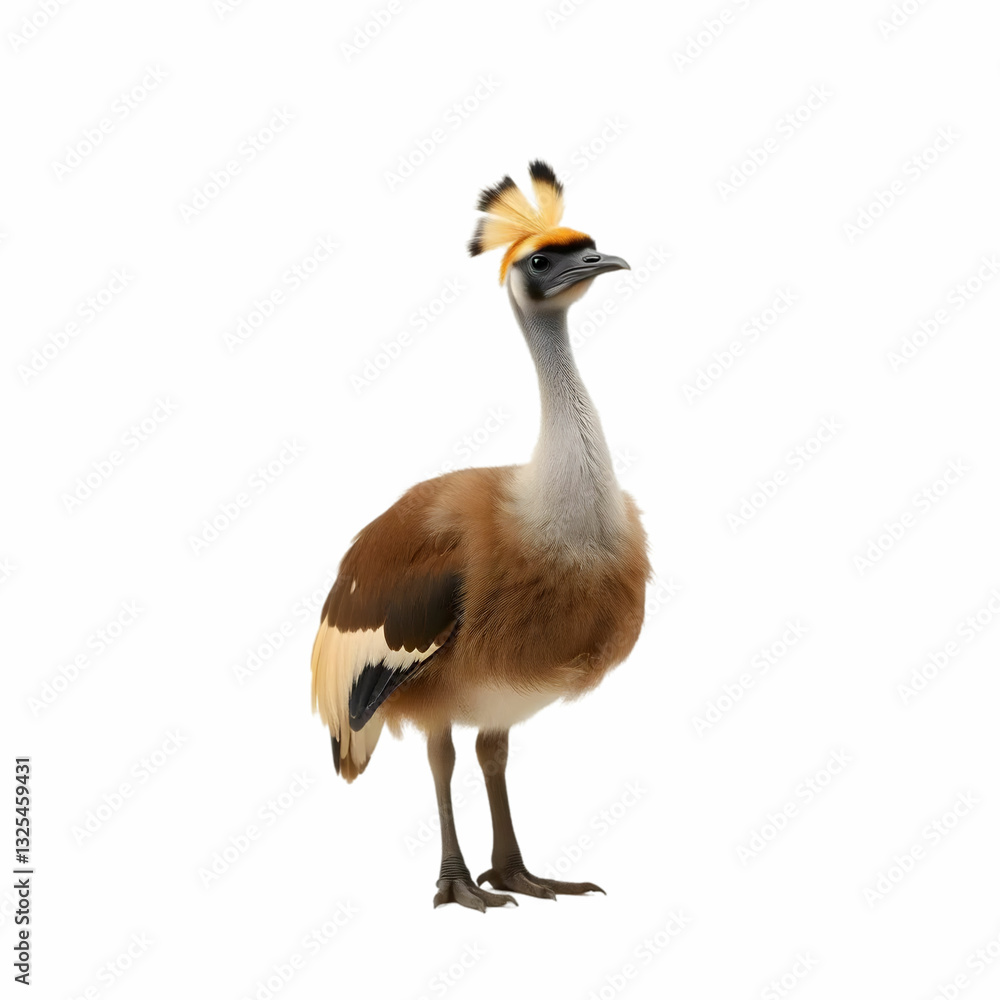 Obraz premium a cute little Malleefowl isolated on the white background