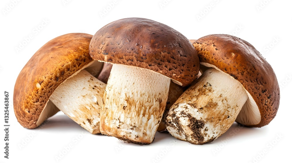 Boletus edulis mushroom isolated on white Boletus edulis mushroom isolated on white