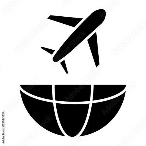 business travel Solid icon