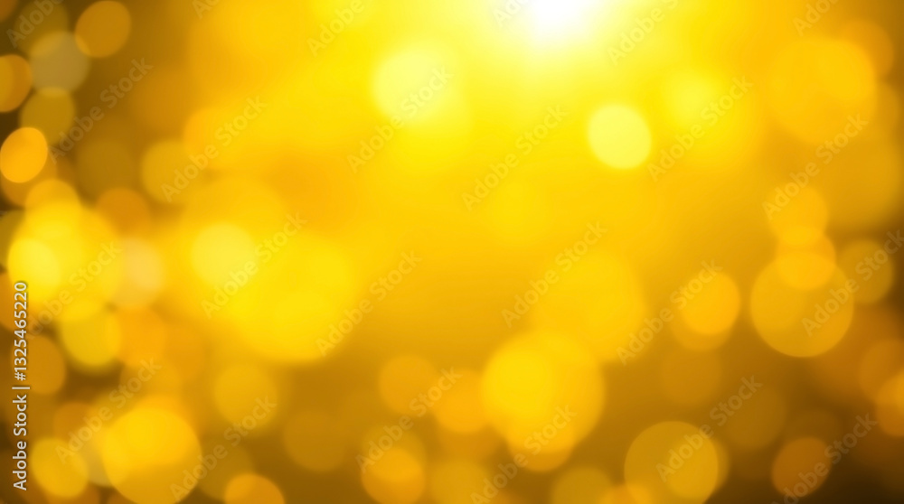 Sunshine Yellow Bokeh Light Background for Bright and Cheerful Designs Sunshine Yellow Bokeh Light Background for Bright and Cheerful Designs