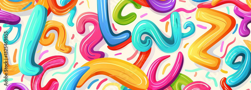 Abstract colorful background, design, illustration, vector, swirl, shape, art, pattern, wave, spiral, rainbow, color, texture, wallpaper, light, decoration, lines, symbol, 3d, colorful, sign, element,