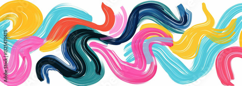 Abstract colorful background, design, illustration, vector, swirl, shape, art, pattern, wave, spiral, rainbow, color, texture, wallpaper, light, decoration, lines, symbol, 3d, colorful, sign, element,