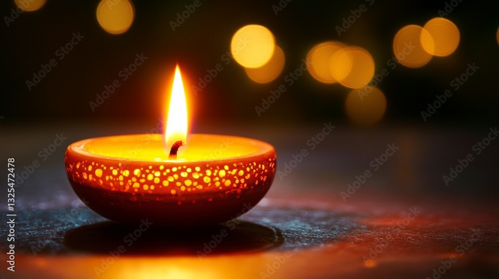 Burning Candle in Darkness Burning Candle in Darkness