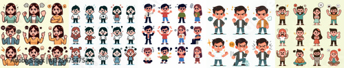 Angry People Vector Image Set 