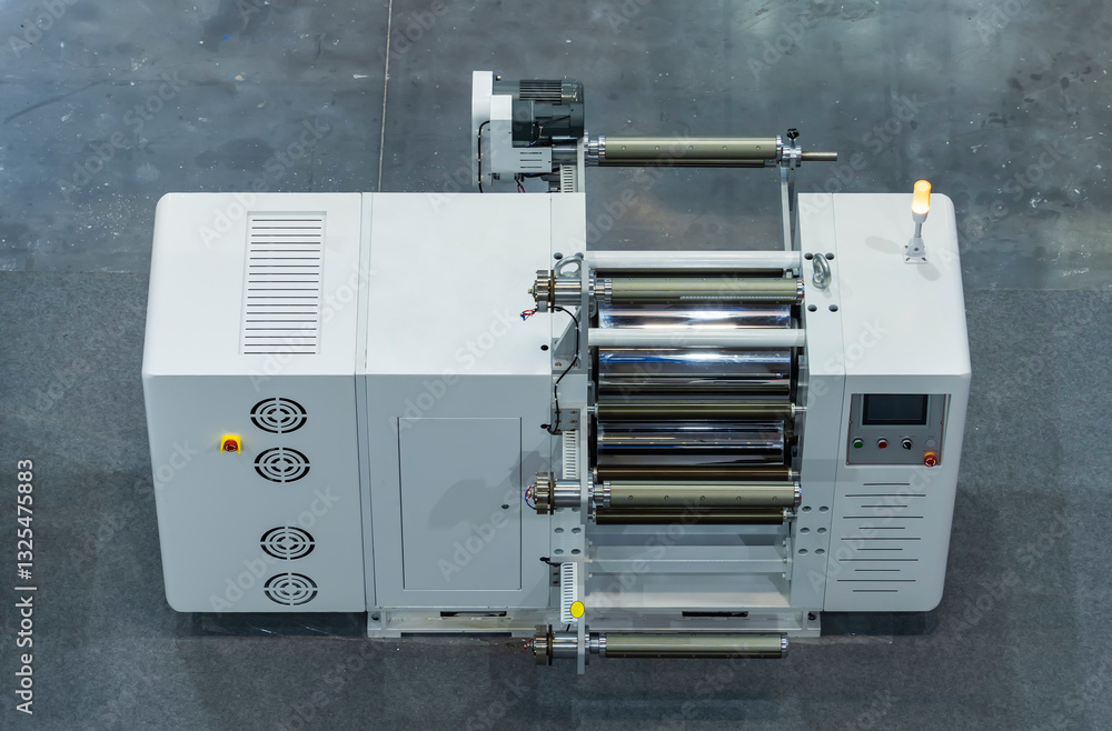 Laminating and rewinding kind of protective film machine with clamping rollers automatic edge banding Laminating and rewinding kind of protective film machine with clamping rollers automatic edge banding