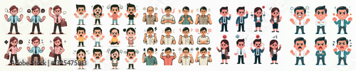 Angry People Vector Image Set 