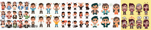 Angry People Vector Image Set 