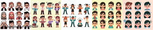 Angry People Vector Image Set 