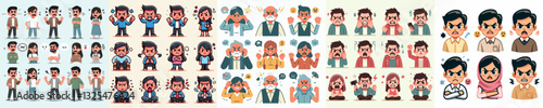 Angry People Vector Image Set 