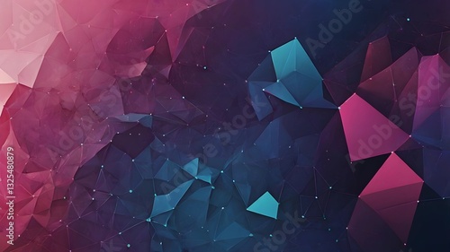  Abstract Geometric Gradient Background