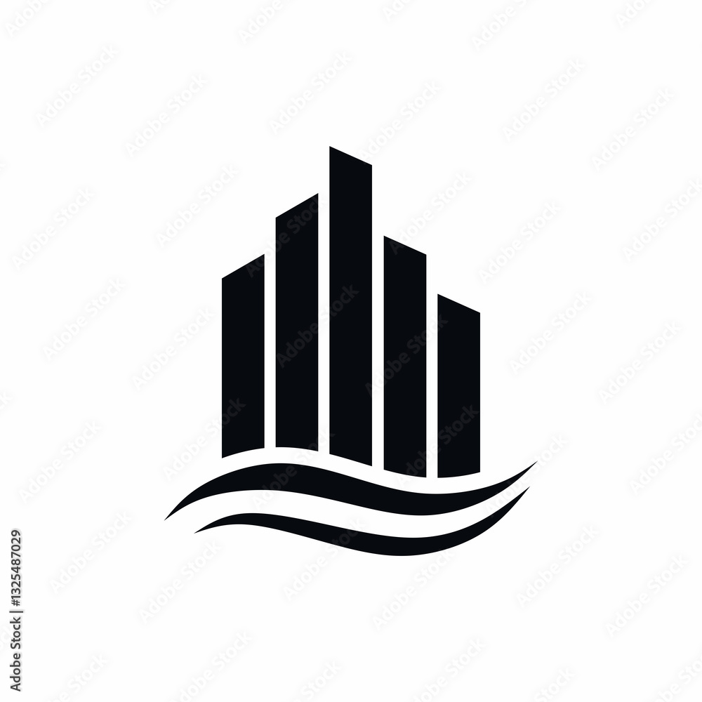 logo design vector abstract template illustration modern symbol simple logo icon building logo design vector abstract template illustration modern symbol simple logo icon building