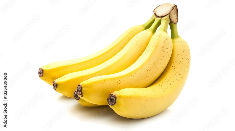 Bunch of bananas isolated on white background Bunch of bananas isolated on white background