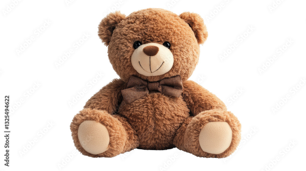 Cuddly Companion: A charming teddy bear, with soft brown fur and a friendly smile, sits patiently, evoking feelings of comfort, nostalgia, and childhood innocence. Cuddly Companion: A charming teddy bear, with soft brown fur and a friendly smile, sits patiently, evoking feelings of comfort, nostalgia, and childhood innocence.