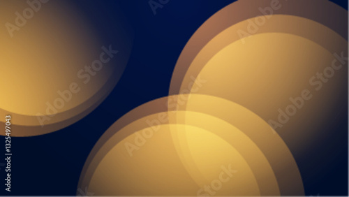 dark background with abstract circles vector illustration