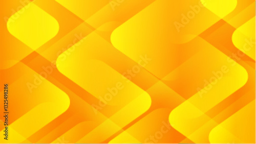 abstract yellow and orange gradient with overlapping triangle geometric background vector illustration, great for business project, presentation background, and wallpaper