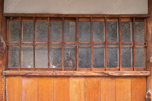 old wooden window