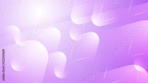abstract soft purple gradient background with geometric shapes vector illustration, for website design, wallpaper, and business presentation
