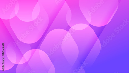 abstract pink and purple gradient background with overlapping shapes vector illustration, great for business project, presentation background, and wallpaper