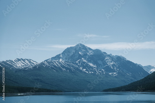 Wallpaper Mural Eklutna Lake in Anchorage Alaska fed by Eklutna Glacier Torontodigital.ca