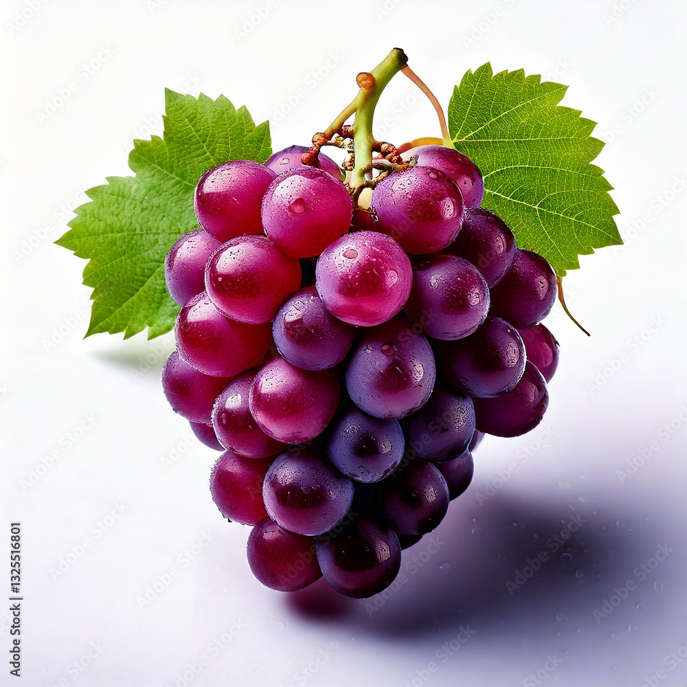 Fototapeta premium bunch of red grapes