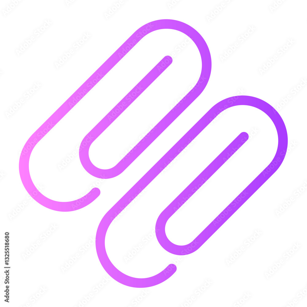 paper clip Gradient icon paper clip Gradient icon