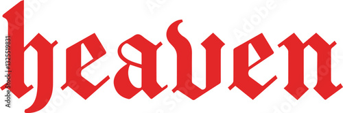 Angel Heaven mermaid old English slogan script medieval trending gothic cute fairy Graphic Tee t-shirt logo slogan graphic artwork typography tote badge emblem crest 