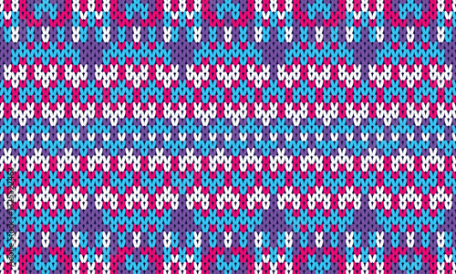 Seamless printable knitting pattern.