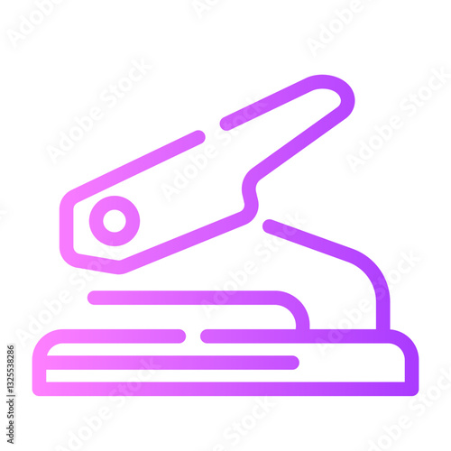 stapler Line Gradient Icon