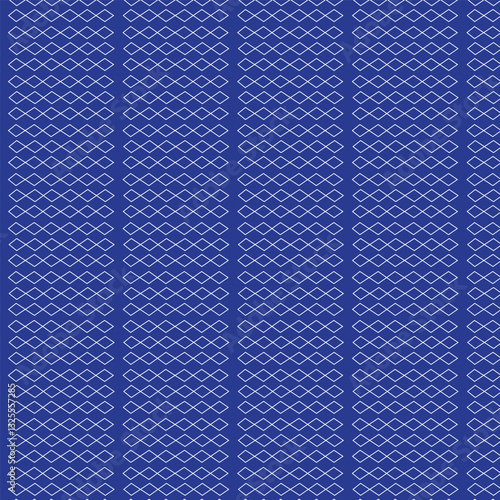 Seamless Geometric Blue Pattern – Modern Minimalist Line Design