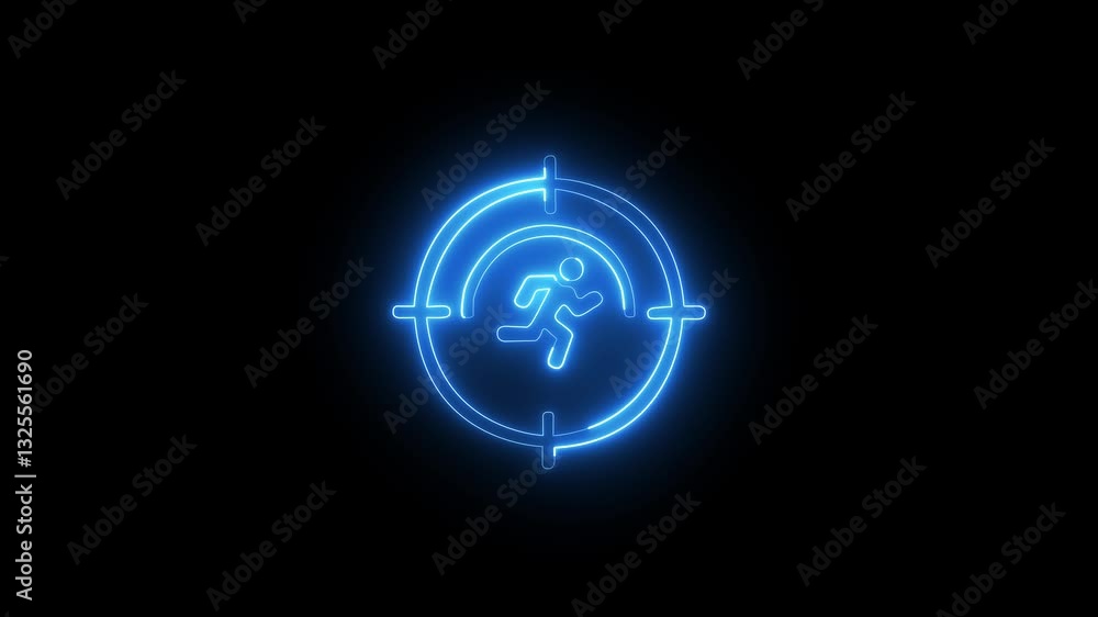 Glowing neon target icon isolated animation 4k. Ideal for Target and Accuracy Themes. Simple neon line target audience line icon.Customer Focus icon.Icon Person Target With Style Outline
Glowing neon target icon isolated animation 4k. Ideal for Target and Accuracy Themes. Simple neon line target audience line icon.Customer Focus icon.Icon Person Target With Style Outline