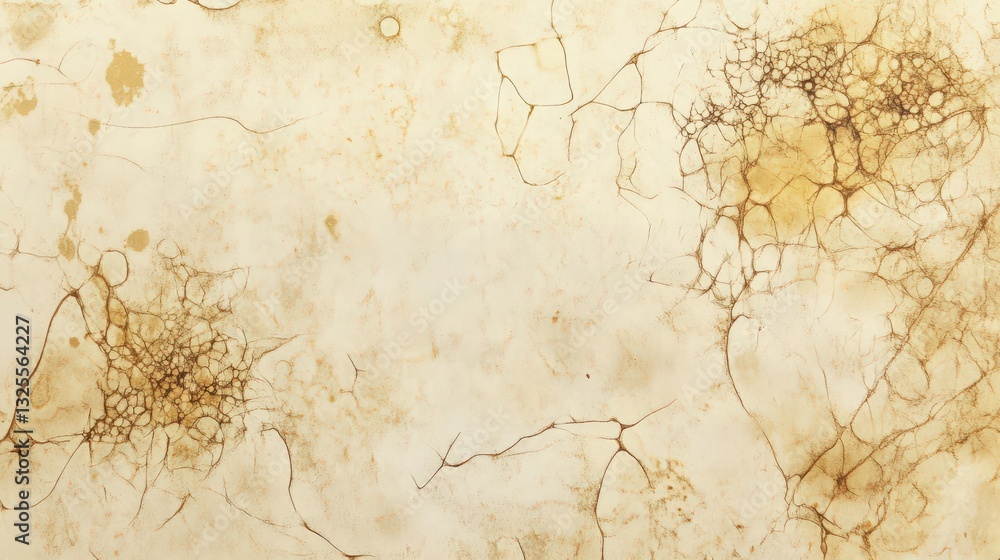 Fototapeta premium Distressed parchment with aged textures, antique feel, and delicate patterns
