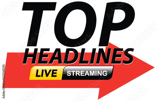 Dynamic News Streaming Arrow Design