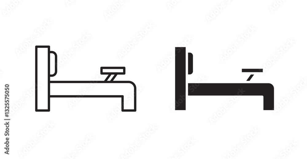 Reformer filled and outlined icons vectors on white background Reformer filled and outlined icons vectors on white background