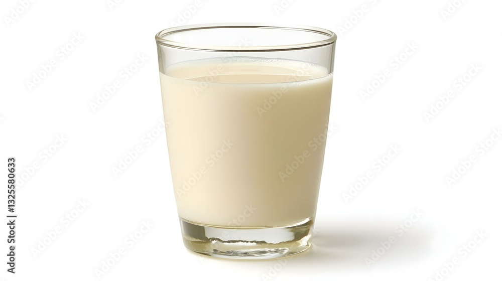 Glass of milk isolated on white background Glass of milk isolated on white background