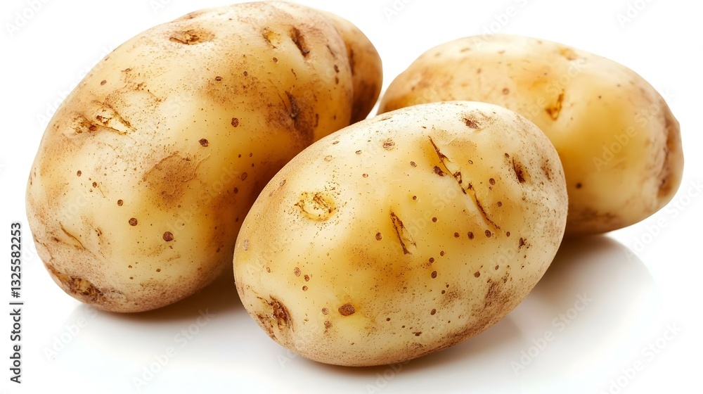 potato isolated on white background potato isolated on white background
