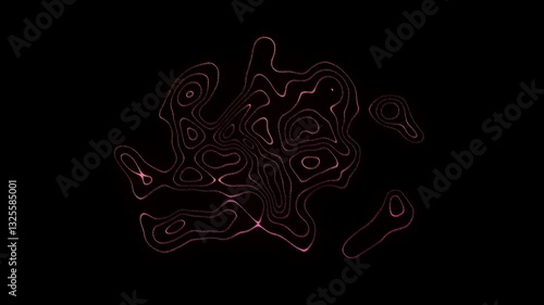 Abstract red liquid surface background