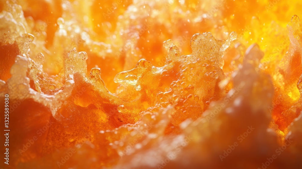 Orange Juice Splash Close-up. Orange Juice Splash Close-up.