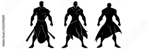 Custom Ancient Warrior Silhouette Art: A Tribute to Timeless Heroes